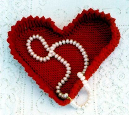 Country Heart Basket - - Knit ePattern 