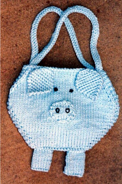 Pig Pack it Bag - - Knit ePattern 