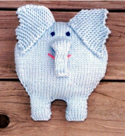 Elephant Pillow Toy - - Knit ePattern 