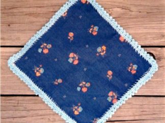 Knit Edge Hankie / Napkins - - Knit ePattern 