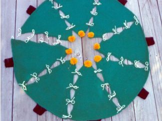 Christmas Tree Skirt - - Knit ePattern 