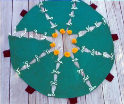 Christmas Tree Skirt - - Knit ePattern 