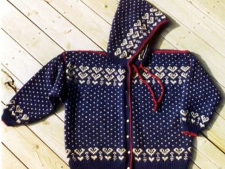 Ladies Bavarian Heart Jacket - - Knit ePattern 
