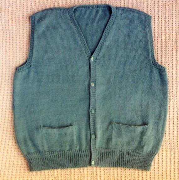 Man's Sport Weight Vest - - Knit ePattern — Frugal Knitting Haus