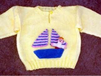 Sailaway Sweater with Doll - - Knit ePattern 
