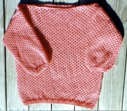 Easy Open Work Sweater - - Knit ePattern 