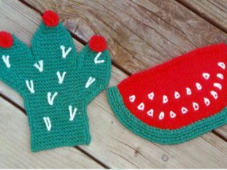 Summertime Potholders - - Knit ePattern 