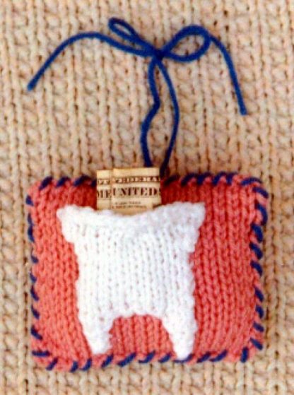 Tooth Fairy Pillow - - Knit ePattern 