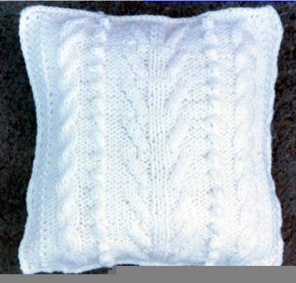 Aran Pillow - - Knit ePattern 
