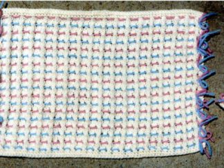 Laced Up Placemats - - Knit ePattern 