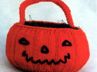 Pumpkin Centerpiece Bowl - - Knit ePattern 