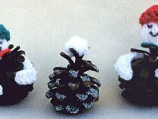 Pine Cone Ornaments - - Knit ePatterns 