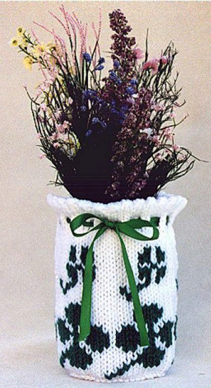 Luck of the Irish Vase - - Knit ePatterns 