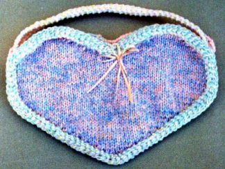 Heart Tissue Holder - - Knit ePatterns 