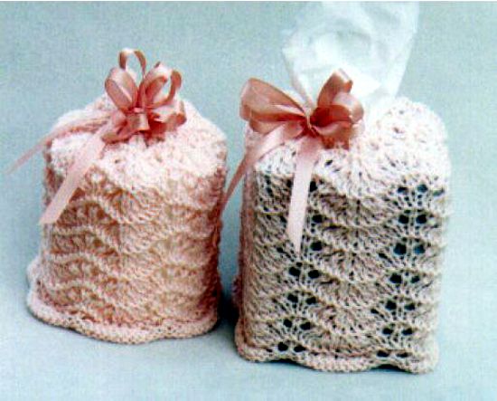 Lacey Tissue Covers - - Knit ePatterns — Frugal Knitting Haus