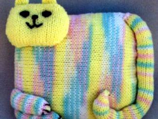 Country Cat Doorstop - - Knit ePatterns 