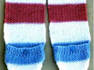 Scarf with Hand Warming Pockets - - Knit ePattern 