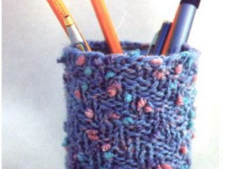 Soup-er Pencil Cup - - Knit ePattern 