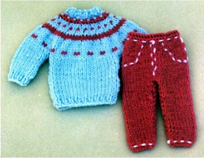 Jeans and Sweater Potholder - - Knit ePattern 