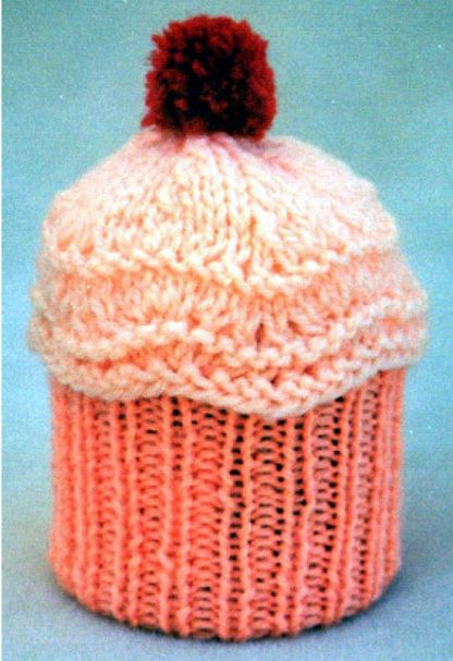 Cupcake Trinket Box - - Knit ePattern 