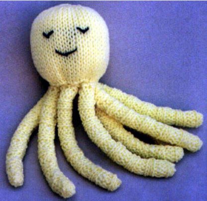 Soft Octopus Toy - - Knit ePattern 