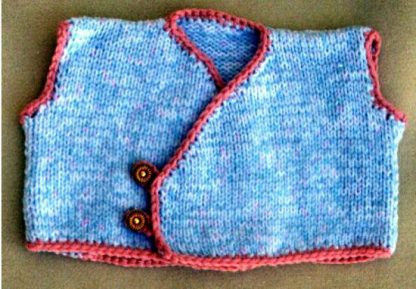 Baby' s Wrap Vest - - Knit ePattern 