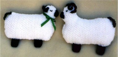 Soft Sheep Pillow Toys - - Knit ePattern 