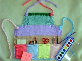 Kid's Craft Apron - Knit ePattern 