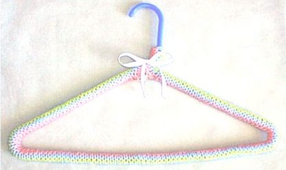 Scrap Yarn Covered Hangers - - Free PDF Download
