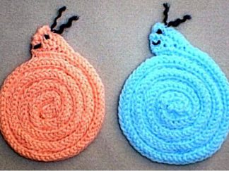 Snail Coasters - - Knit ePattern 