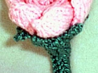Winter Rose Ornament - - Knit ePattern 