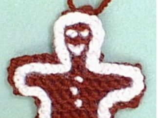 Gingerbread Cookie Ornament - - Knit ePattern 