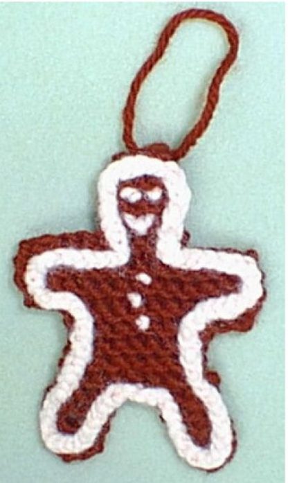 Gingerbread Cookie Ornament - - Knit ePattern 