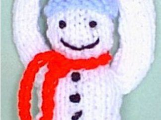 Hanging Snowman Ornament - - Knit ePattern 