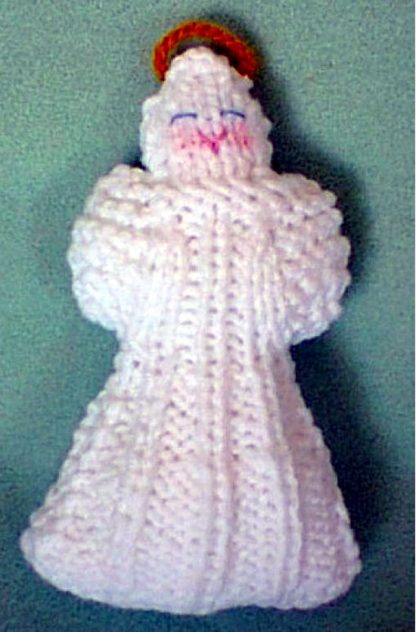Snow Angel Ornament - - Knit ePattern 
