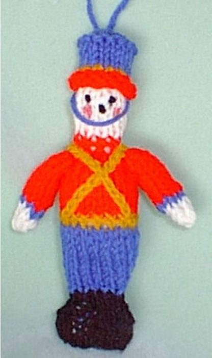 Toy Soldier Ornament - - Knit ePattern 