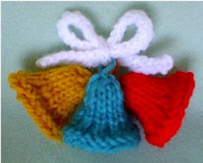 3 Bells Ornament - - Knit ePattern 