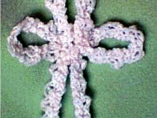 Delicate Cross Ornament - - Knit ePattern 