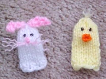 Finger Puppets - - Knit ePattern 