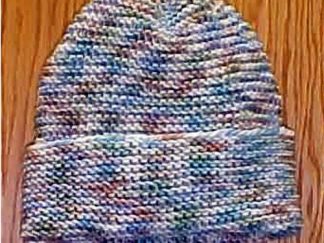 Beginner Easy Knit Hat - - Knit ePattern 