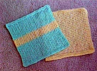 Simple Summer Dish Cloth - - Knit ePattern 