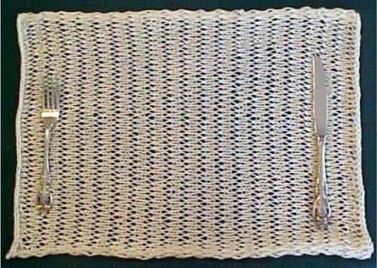 Easy Open Work Placemat - - ePattern 