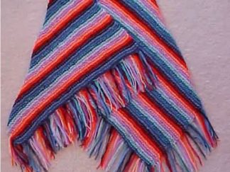 Ruana Scrap Yarn Shawl - - ePattern 