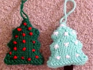Christmas Tree Ornaments - - Knit ePattern 