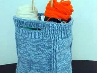 Shopping Tote or Needlework Bag - - Knit ePattern 