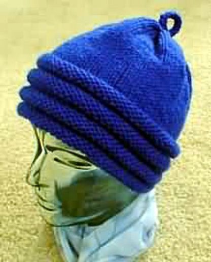 Quaker Ribbed Bottom Hat - - Knit ePattern 