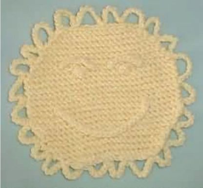 Mr. Sunshine Potholder - - Knit ePattern 