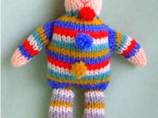Quick and Easy Clown Doll - - Knit ePattern 