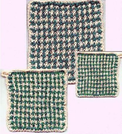 Three Piece Kitchen Set - - Knit ePattern 