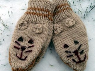 Kitten Mittens - - Knit ePattern 